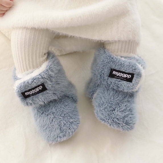 LIUYUNNN Winter Baby Boots Soft Sole First Warm Lined Footwear Cozy Shoes Non Flexible Socks For Girls Boys Toddlers Indoor Outdoor Booties Girl Dress Boots Size 12, Size 6