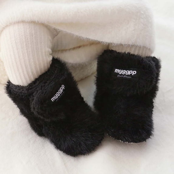 LIUYUNNN Winter Baby Boots Soft Sole First Warm Lined Footwear Cozy Shoes Non Flexible Socks For Girls Boys Toddlers Indoor Outdoor Booties Girl Dress Boots Size 12, Size 5
