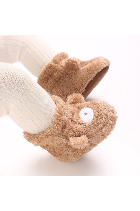 Winter Baby Boots Soft Warm First Cozy Animal Design Sole For Boys Girls Toddler Footwear Indoor Outdoor Use Baby Boy Boots 12-18 Months, Size 12-18 Months