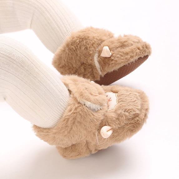 LIUYUNNN Winter Baby Boots Soft Warm First Walking Shoes With Adorable Sheep Design For And Toddlers Sole Indoor Outdoor Use Cozy For Cold Weather Baby Cowboy Boots Boy, Size 6-12 Months