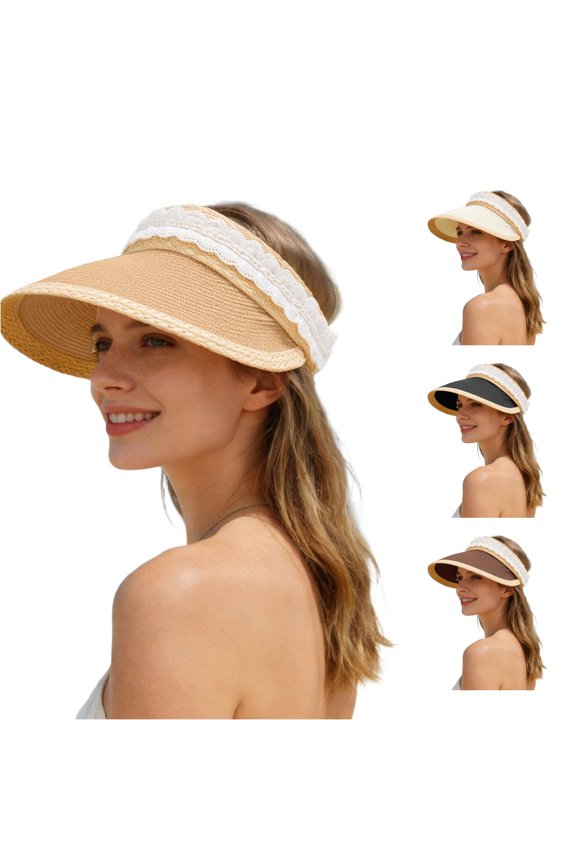 Women Summer Hats Wide Brim Sun Hat Boho Beach Hat For Outdoor Summer Sun With UPF And Breathable Design, One Size