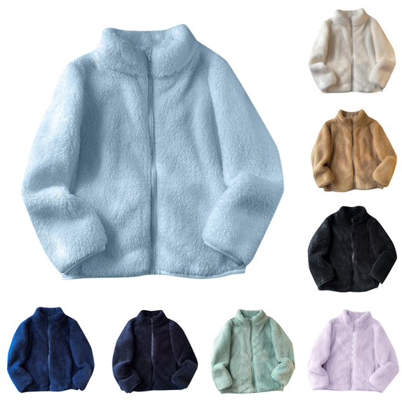 LIUYUNNN Women's Two Tone Hooded Coat Mid Length Warm Winter Jacket Children Jackets Girls, Size 7-8