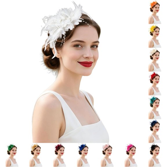 LIUYUNNN Womens Headbands Fashion Floral Hairband For Performances And Parties – Sparkly Headpiece For Dance Stage Holiday Celebrations And Festive Events, One Size