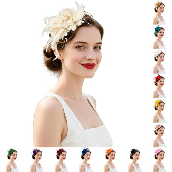 LIUYUNNN Womens Headbands Fashion Floral Hairband For Performances And Parties – Sparkly Headpiece For Dance Stage Holiday Celebrations And Festive Events, One Size
