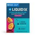 thumbnail image 1 of Liquid I.V.® Passion Fruit Hydration Multiplier® Powdered Electrolyte Drink Mix, 12 Count Packets, 1 of 8