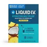Liquid I.V.® Pina Colada Hydration Multiplier® Powdered Electrolyte Drink Mix, 12 Count Packets