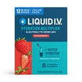 thumbnail image 1 of Liquid I.V.® Strawberry Hydration Multiplier® Powdered Electrolyte Drink Mix, 12 Count Packets, 1 of 8