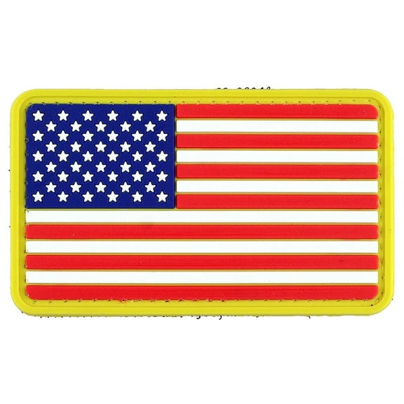 LIVABIT PVC Rubber 3D Patch MP-35 Tactical Airsoft Paintball Uniform USA Flag
