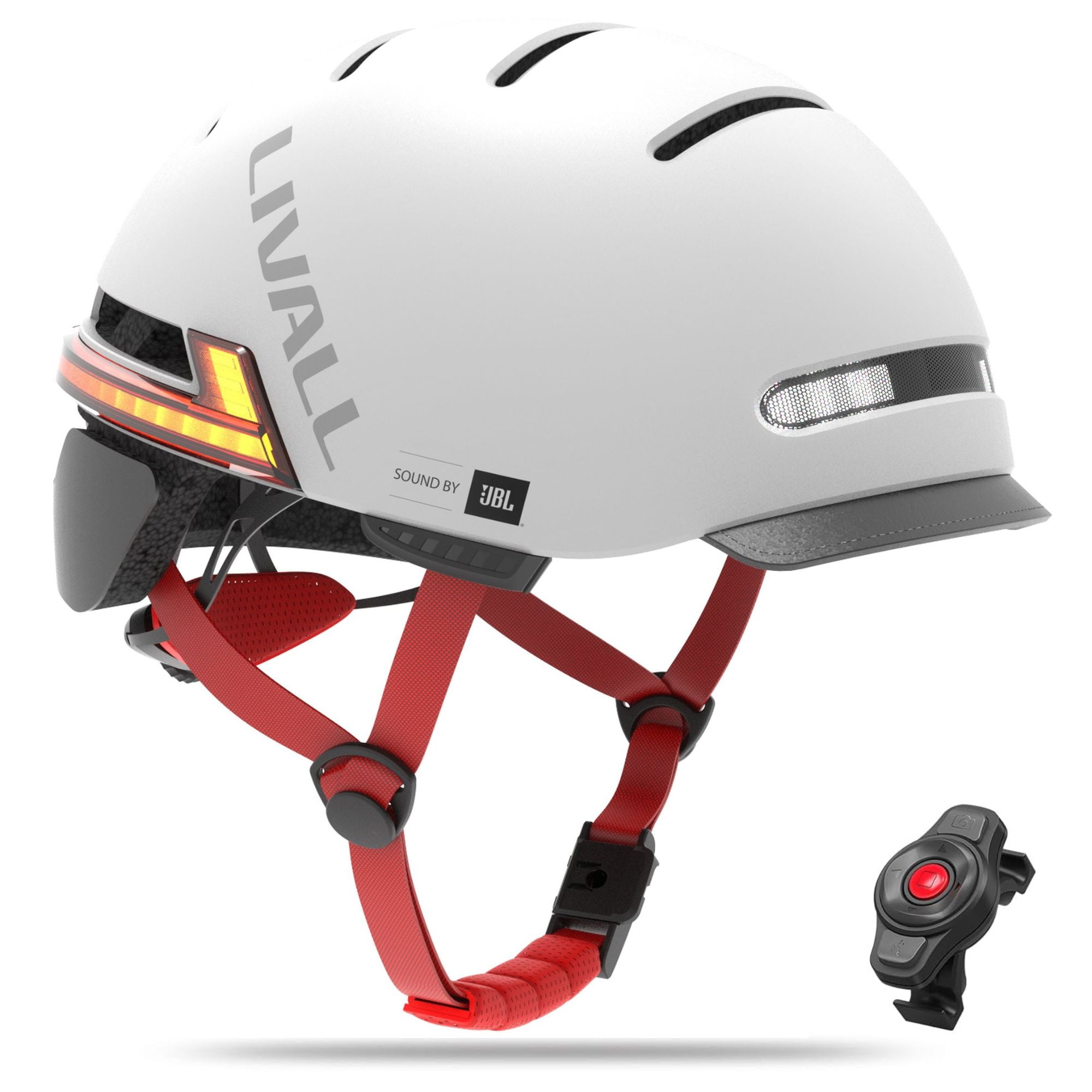 LIVALL BH51M NSO Cycling Smart Helmet with JBL Sound - Large (22.8-24.0 in) - Grey