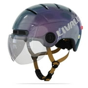 LIVALL L23 Cycling Smart Helmet with Removable Visor - Medium 21.3- 22.8 in - Purple