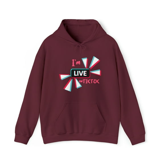 LIVE on TIKTOK Unisex Heavy Blend™ Hooded Sweatshirt