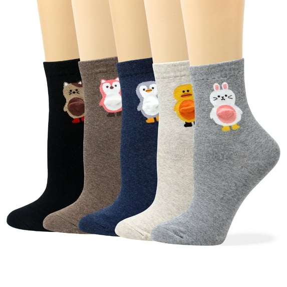 LIVEBEAR Korean Socks - Bunny, Duck, Fox