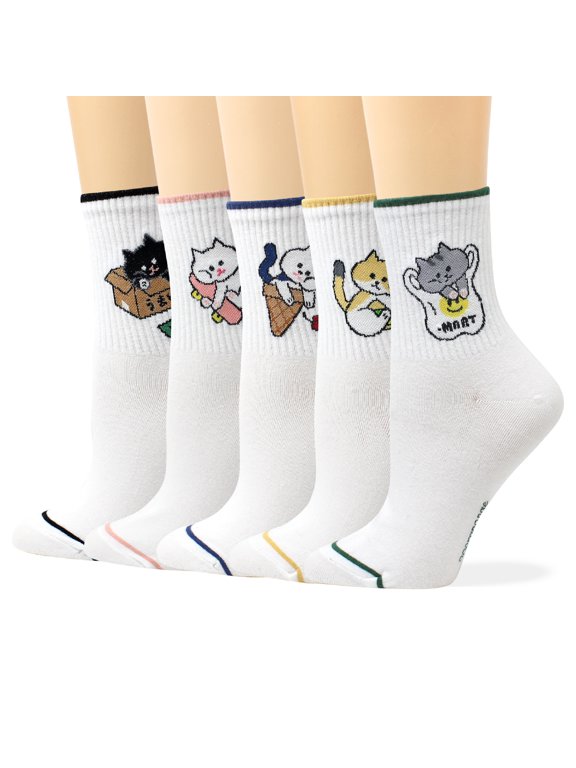 Korean Socks - Cats Playing