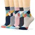 thumbnail image 1 of LIVEBEAR Korean Socks - Geometric Shapes, 1 of 7