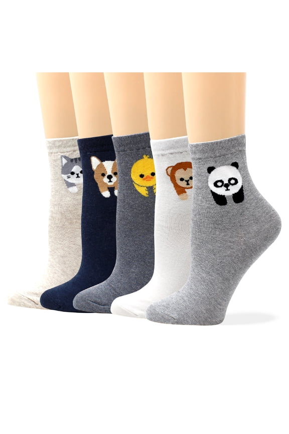 Korean Socks - Panda, Monkey, Duck, Corgi