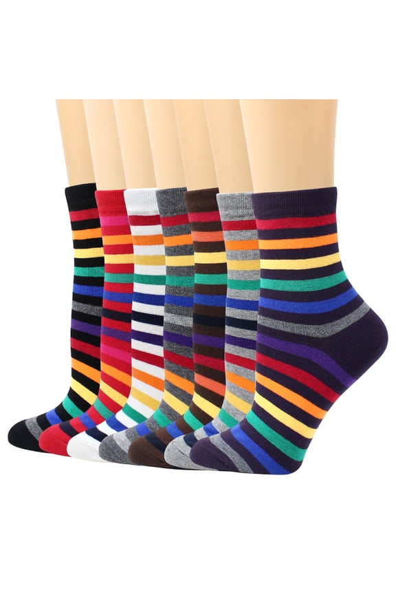 Korean Socks - Rainbow, Stripes