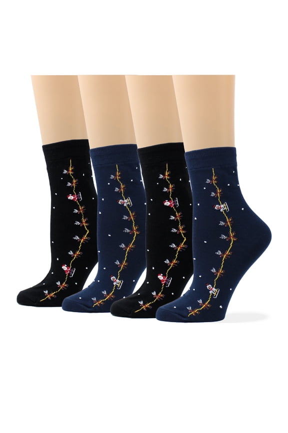 Korean Socks - Santa, Rudolph, Snowman