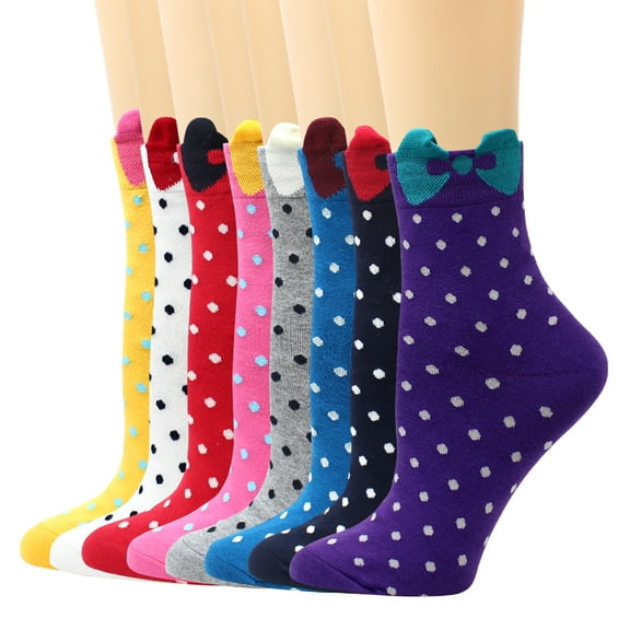 LIVEBEAR Korean Socks - Small Polka Dots