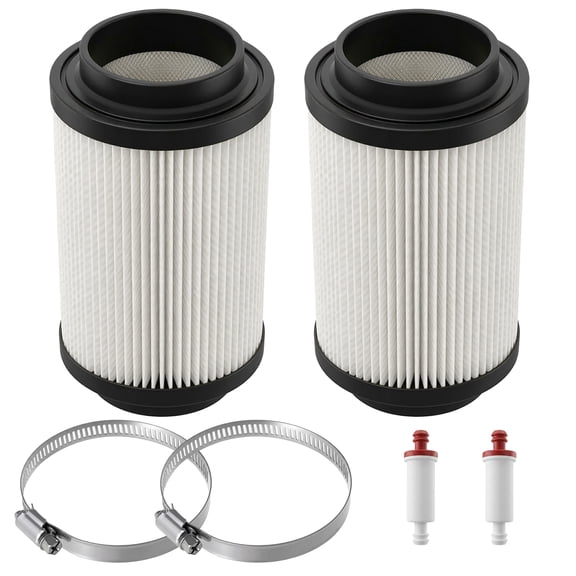 LIVEBORDER 7080595 Replacement Air Filter Kit for Polaris Sportsman 335 400 500 700 850 ATV, 2 Pack
