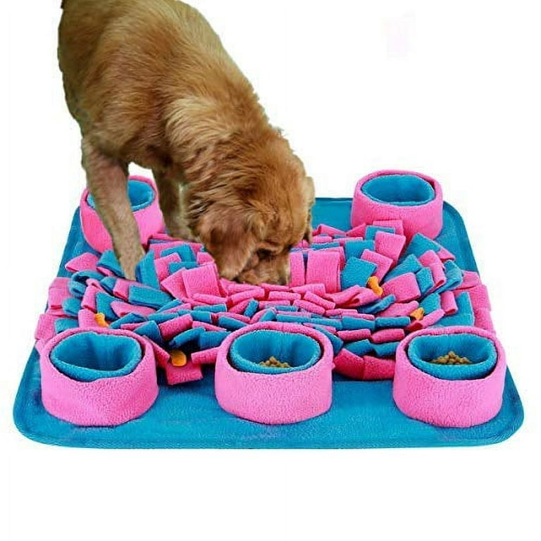 Snuffle Mat for Dogs and Cats,Dog Enrichment Toys Interactive Puzzle Slow  Feeder Washable,Pet Feeding Treats Mat Puzzle Training Toy for Large Medium  Puppies Slow Feeding Bowl