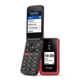 thumbnail image 1 of LIVELY Jitterbug Flip3 - Flip Cell Phone for Seniors - Not Compatible with Other Wireless Carriers - Must Be Activated Phone Plan - No SIM Needed - Flip3 Red, 1 of 8
