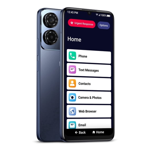 LIVELY Jitterbug Smart5 Smartphone for Seniors - Cell Phone for Seniors - Not Compatible with Other Wireless Carriers - No SIM Needed - Must Be Activated Phone Plan