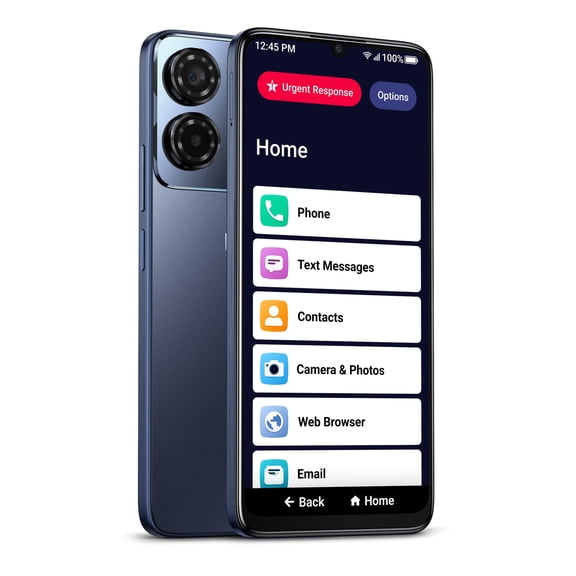 LIVELY Jitterbug Smart5 Smartphone for Seniors - Cell Phone for Seniors - Not Compatible with Other Wireless Carriers - No SIM Needed - Must Be Activated Phone Plan