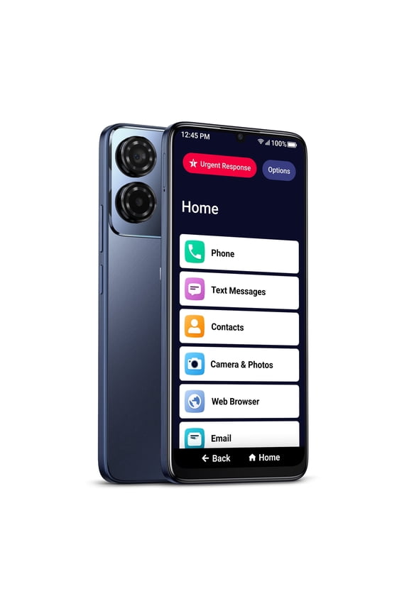 Jitterbug Smart5 Smartphone for Seniors - Cell Phone for Seniors - Not Compatible with Other Wireless Carriers - No SIM Needed - Must Be Activated Phone Plan