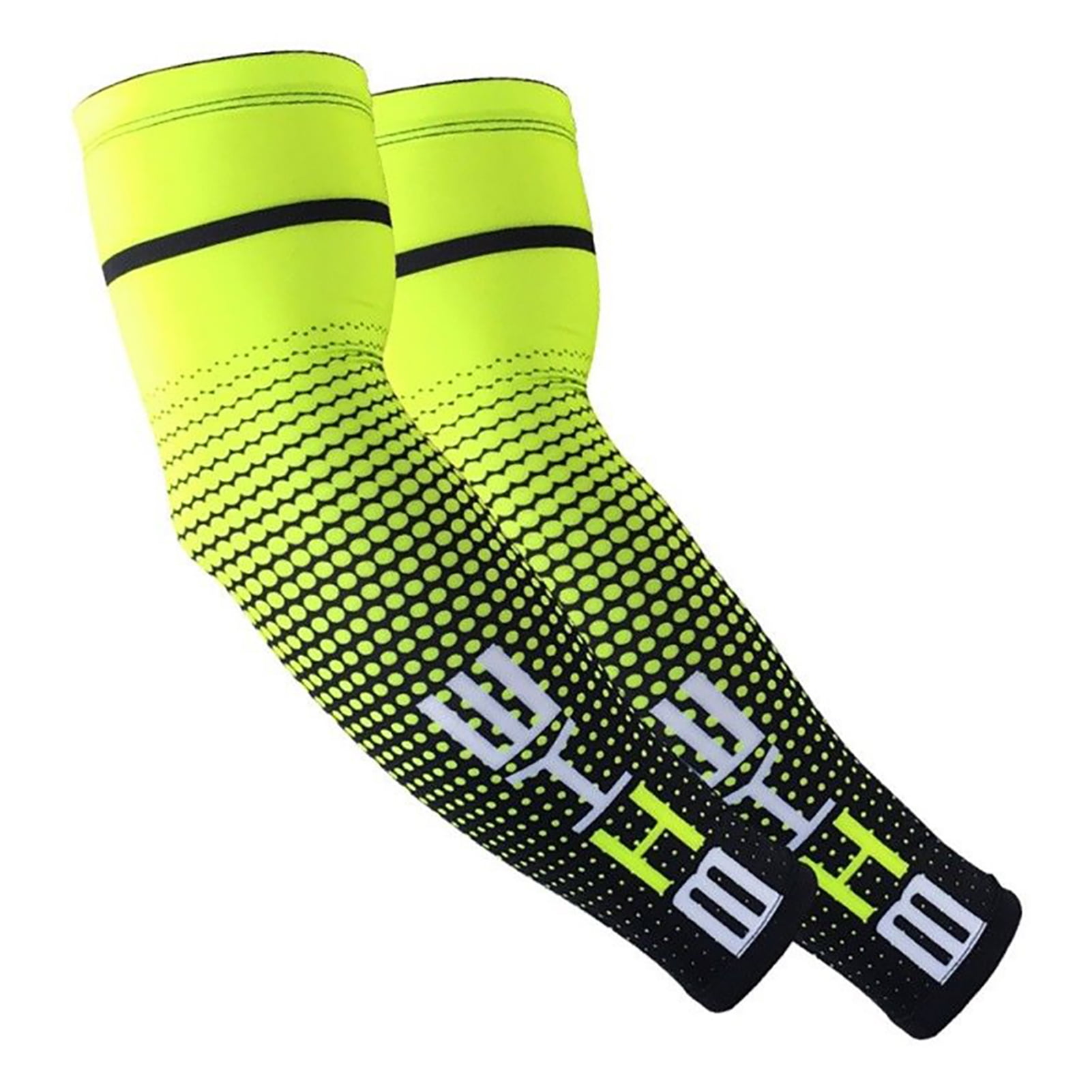 A Pair of Four Colors UV Protection Arm Cooling Sleeves for Outdoor Activities
