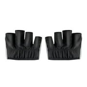 LIVEST Yoga Gloves Four-finger Sweat Absorption Breathable Women Fingerless Non-slip Pilates Gloves Fitness Accessories