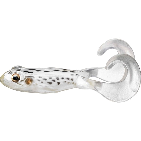LiveTarget FSF100T516 ICT Freestyle Frog, 4", Albino/White - FSF100T516