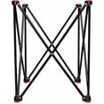 thumbnail image 1 of LIVEVIE Adjustable Carrom Board Stand, Foldable Metal Frame with Anti-Slip Rubber Feet, Height Adjustable Game Board Stand for Easy Storage and Setup, 1 of 8