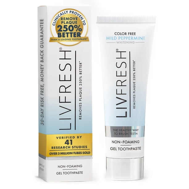LIVFRESH Dental Gel - Natural pens for grocery retail - Walmart