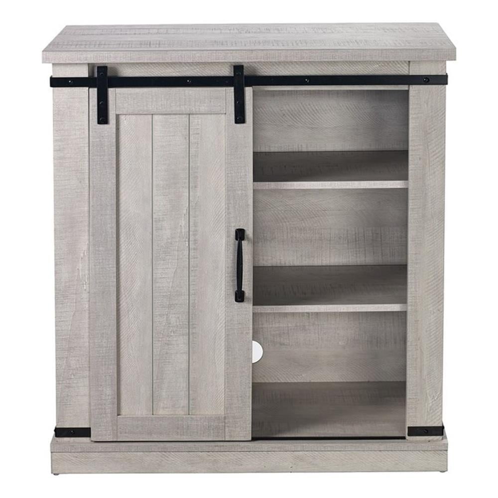 LIVILAND 32 in. TV Stand Media Console for TV up to 40 in. - Off White