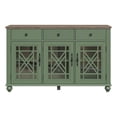 thumbnail image 1 of LIVILAND 55" Vintage Style Kitchen Buffet Sideboard Cabinet w/ Drawers - Green, 1 of 8