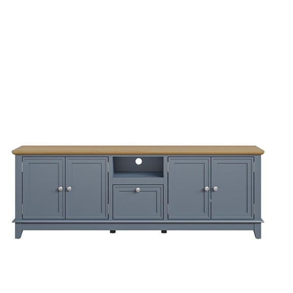 LIVILAND Farmhouse TV Stand for TVs up to 75" in Harmony Blue