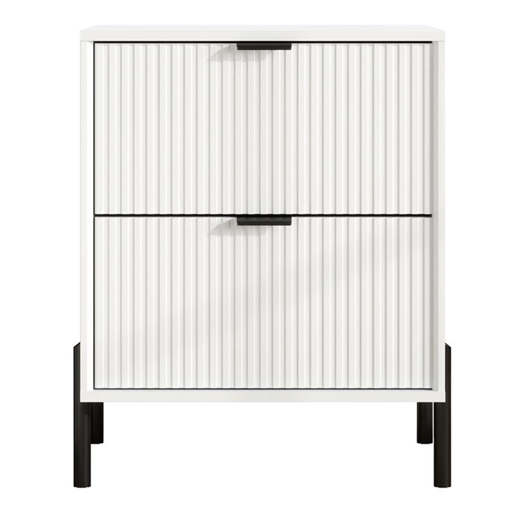 Coaster Home Furnishings Glossy White Night Stand 203502