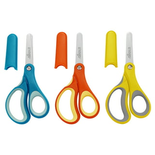 99 Pack Kids Scissors Bulk 5.5 Inch Student Scissors Children Safety  Scissors Rounded Tip Child Scissors with Comfort Grip for School and  Classrooms