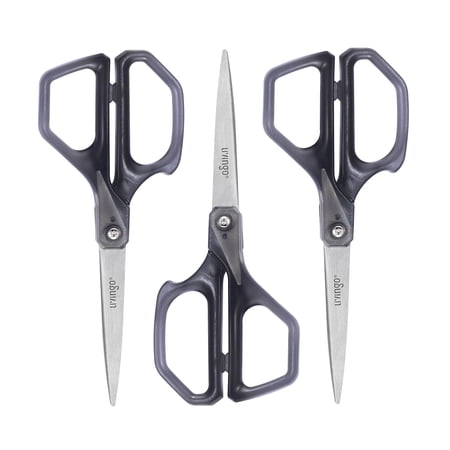 LIVINGO All Purpose Scissors, 8 Inch, 3 Count, 3 Pack