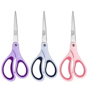 LIVINGO 3-Pack Titanium Coated Scissors Set – Office & Home Use