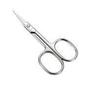 LIVINGO Curved Blade Nail Scissors Manicure Cuticle Pedicure for Adult Grooming 3.5"