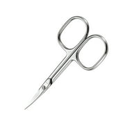 LIVINGO Nail Cuticle Scissors, Curved Stainless Steel Blade Sharp for Manicure