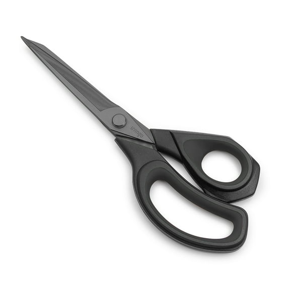 LIVINGO Sewing Fabric Cutting Scissors, Sharp Titanium Heavy Duty Shears, 8.5" Black