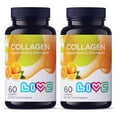 thumbnail image 1 of LIVS Marine Collagen Peptides Gummies for Women & Men, Hydrolyzed Supplement for Skin & Joints, Natural Orange Flavor, 120 Count with 60 Servings, 1 of 8