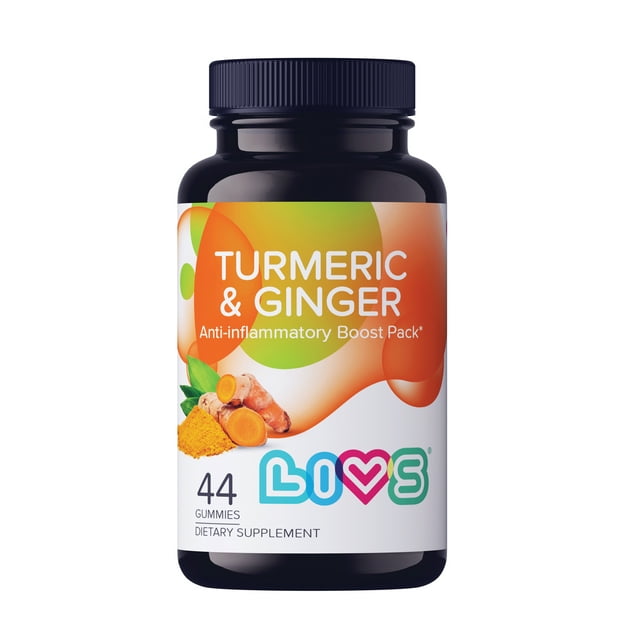 LIVS Gummies: Turmeric and Ginger, Anti-Inflammatory, Joint Health ...