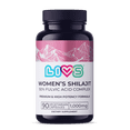 thumbnail image 1 of LIVS Women's Shilajit Capsules, 1000mg Himalayan Extract, 50% Fulvic Acid, Energy & Vitality Support, Vegan, 90 Count (45 Servings), 1 of 8