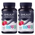 thumbnail image 1 of LIVS Shilajit Gummies, 1000mg Pure Himalayan Extract, Energy & Immune Support, Natural Raspberry Flavor, 100 Count with 50 Servings, 1 of 8