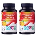 thumbnail image 1 of LIVS 1000mg Vitamin C Gummies with Zinc, Sugar Free Immune Support Supplement, Vegan, (Pack of 2) 30 Count, 1 of 9
