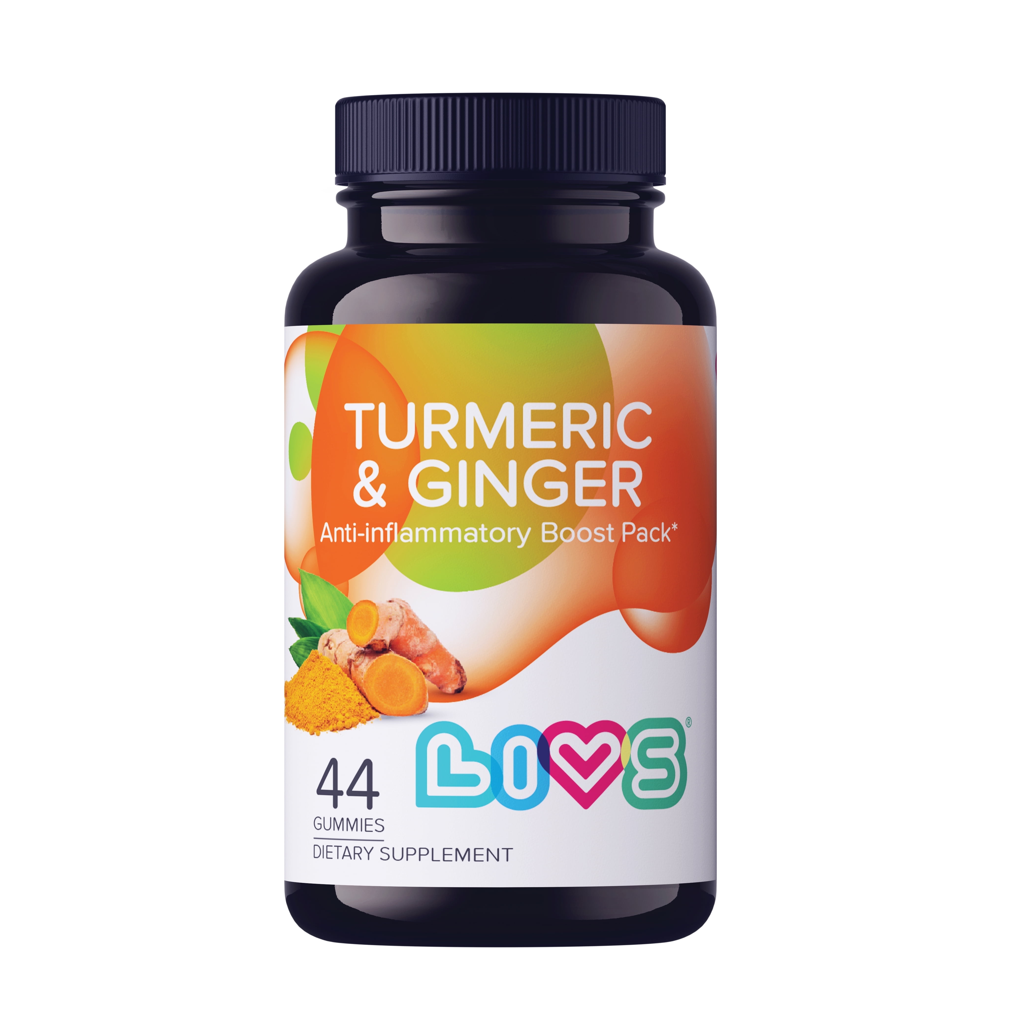 LIVS Turmeric and Ginger Gummy. AntiInflammatory, Joint Health