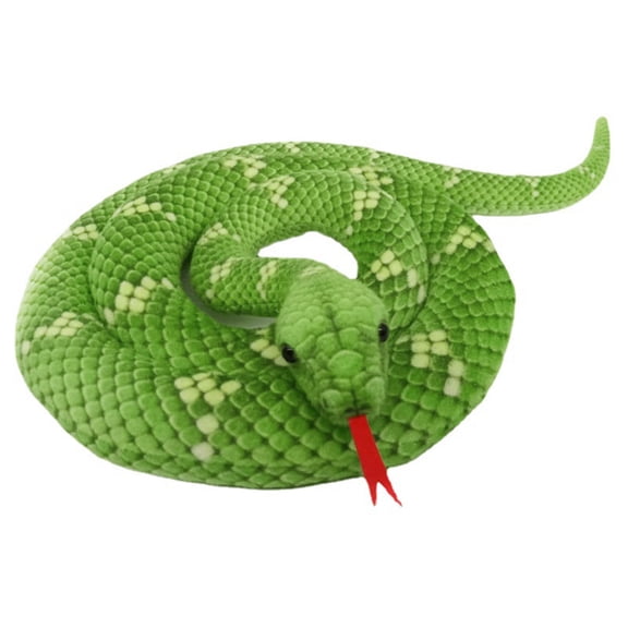 LIWEN 190/280cm Python Plush Toy Soft Giant Doll Funny Photo Props Spoof Trick Toy Simulation Golden Long Python Stuffed Snake Plushie Toy Home Decoration